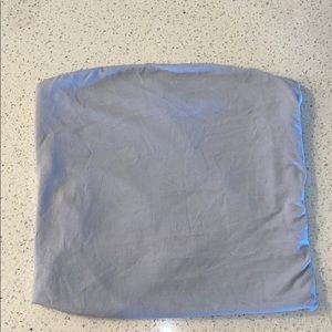 Brandy Melville baby blue crop top